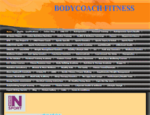Tablet Screenshot of bodycoachfitness.com